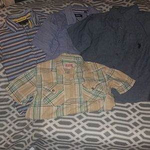 Small boys Polo button down shirts